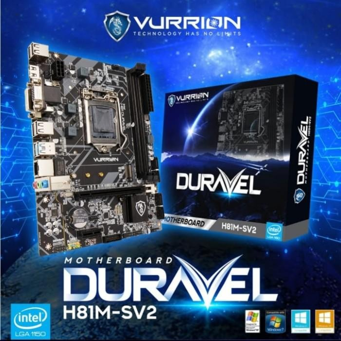 MOTHERBOARD VURRION DURAVEL ORIGINAL H81M-SV2