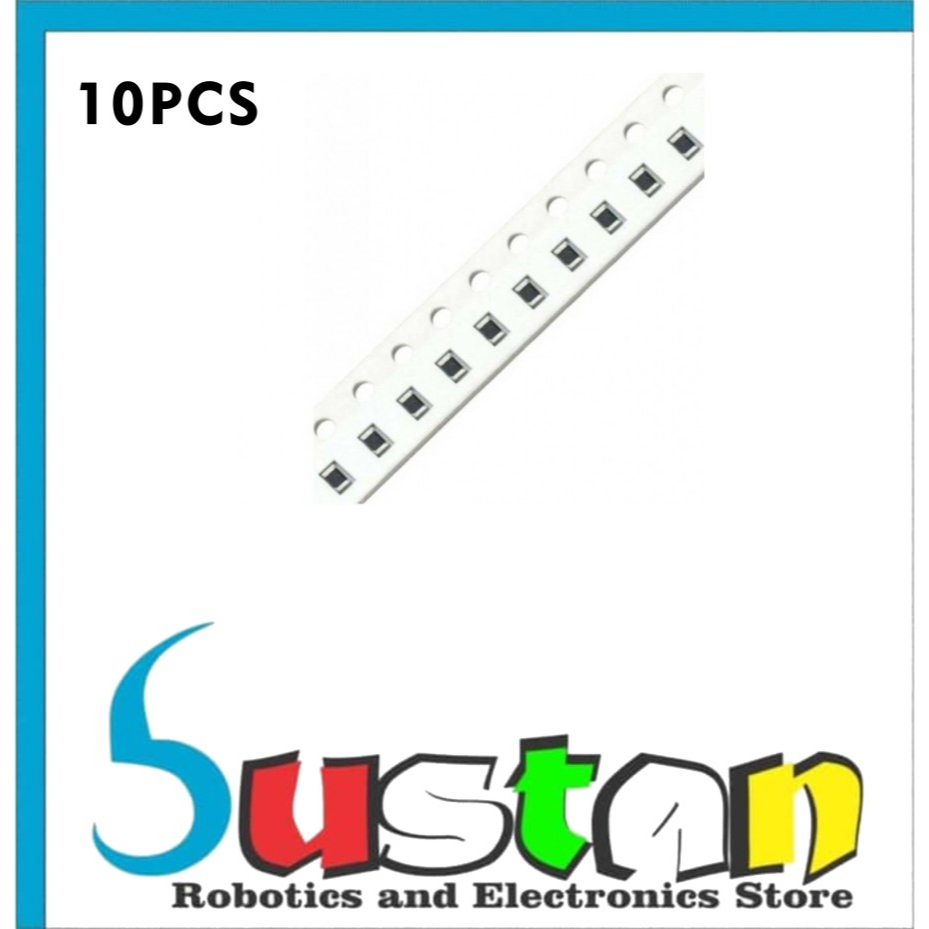 RESISTOR SMD 1206 1M5 1.5M MEGA OHM CHIP 1504 TOLERANSI 1% 10PCS