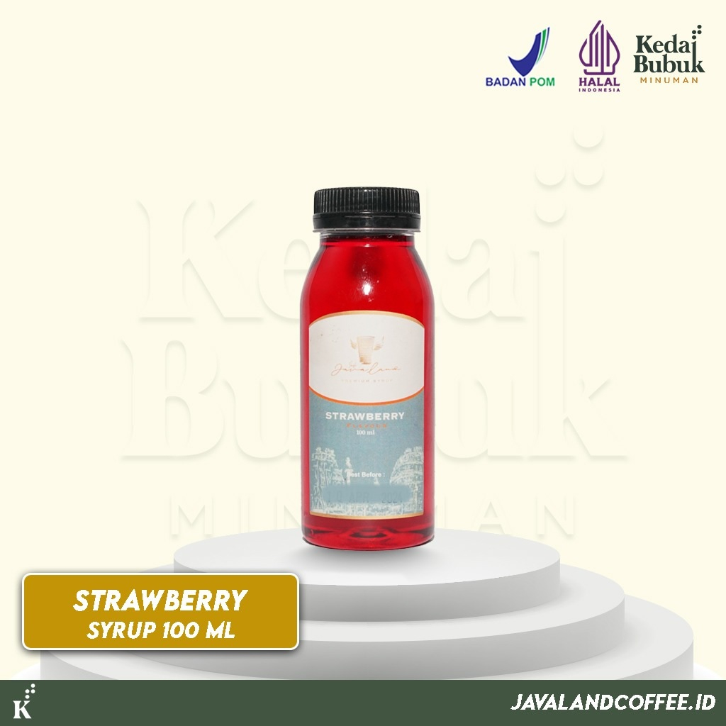 

Javaland Syrup / Sirup Rasa Strawberry 100ml - Premium