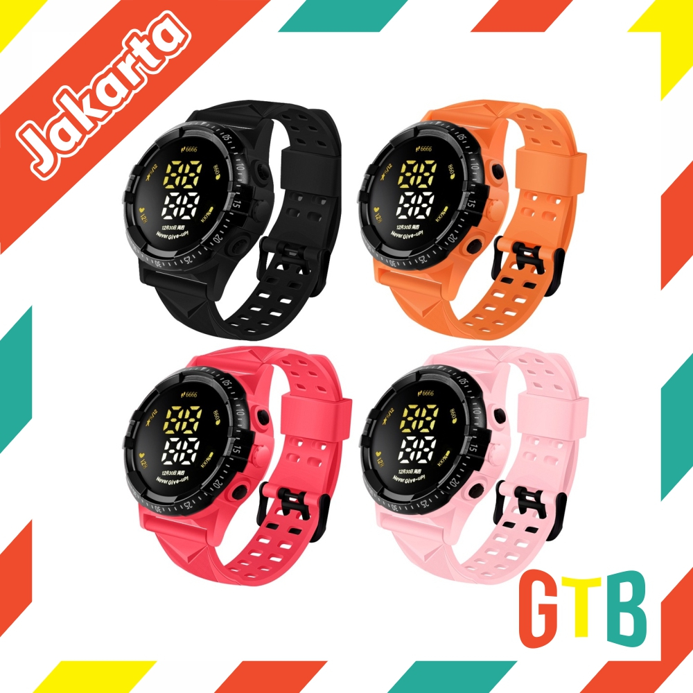 ❤️GTB❤️ Jam Tangan Digital Sport Watch LED Large Screen Sweatproof Multifunctional JT058