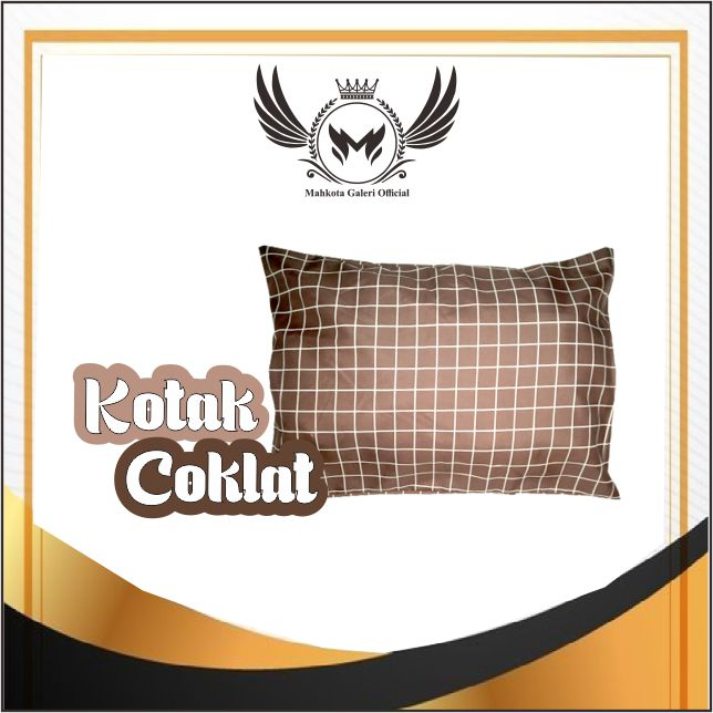 Sarung Bantal Motif Kotak