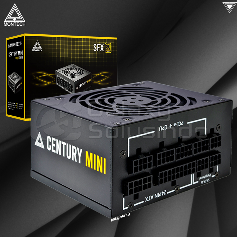 Montech CENTURY MINI 750 750Watt 80 Plus Gold Full Modular Power Supply