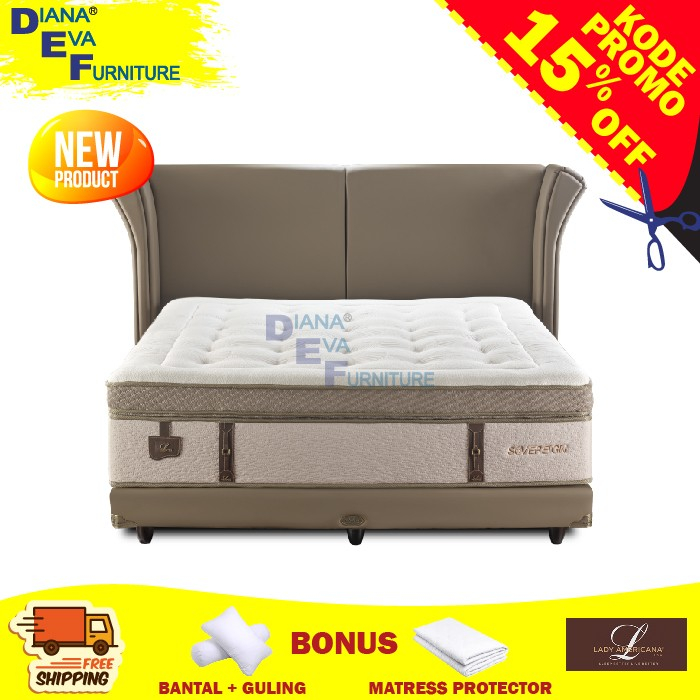 Lady Americana Spring Bed Sovereign ( Kasur Only )