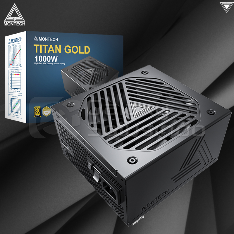 Montech TITAN 1000Watt 80 Plus Gold PCIe Gen5 Full Modular Power Supply