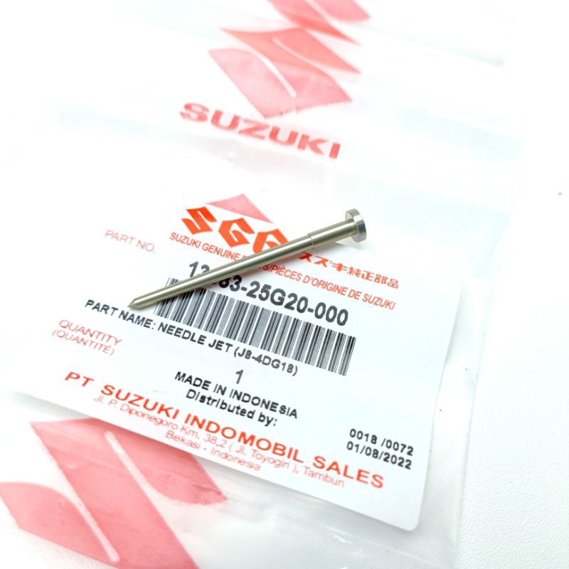 JARUM SKEP KARBU KARBURATOR SATRIA FU 150 13383-25G00-000 ORIGINAL ASLI SGP SUZUKI GENUINE PARTS
