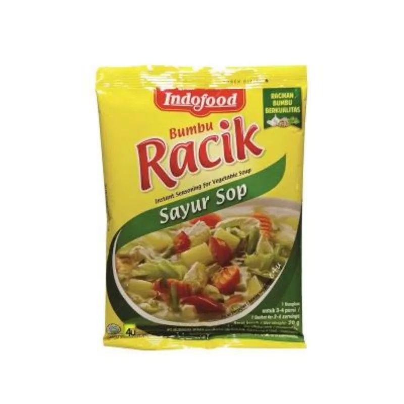 

Indofood racik bumbu sayur sop 20 gram