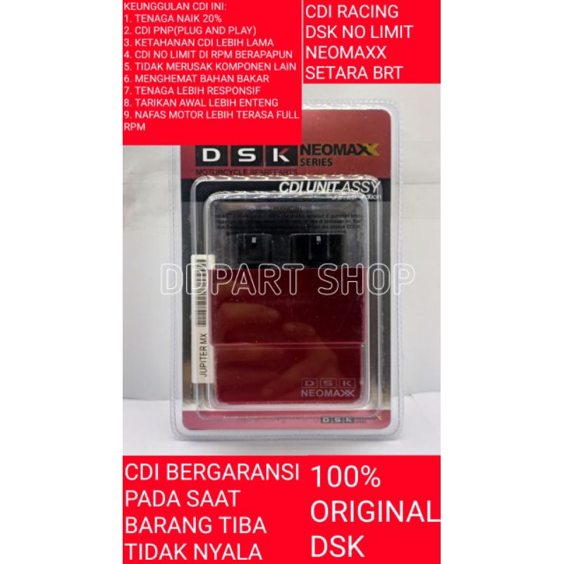 CDI DSK UNLIMER RACING JUPITER MX LAMA JUPITER MX OLD JUPITER MX 135CC