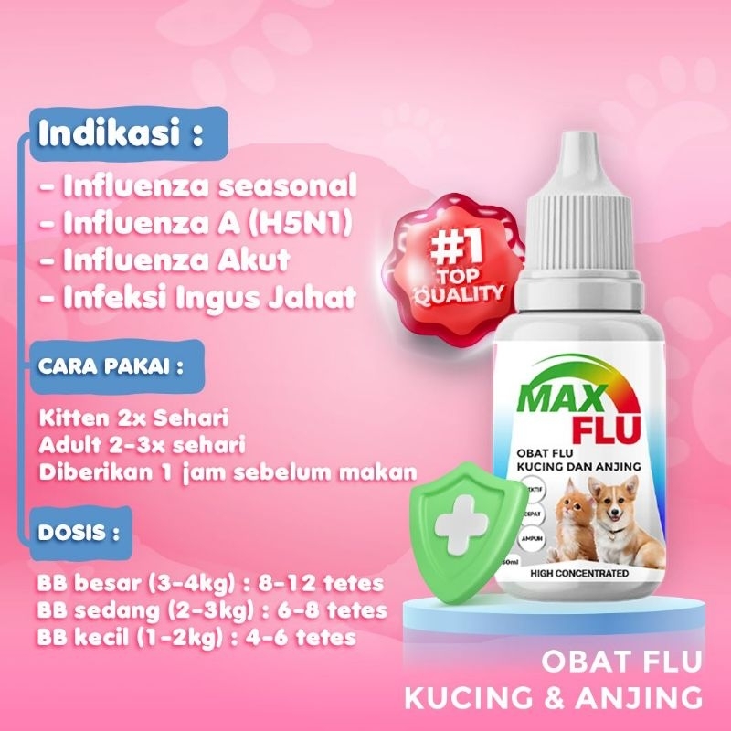 MAXI FLU 30 ML CAT DOG AMPUH