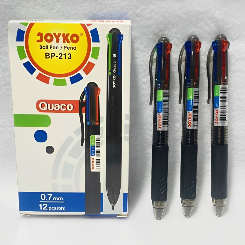 

PULPEN JOYKO QUACO BP-213 4 IN 1 (1PAK/12PCS)