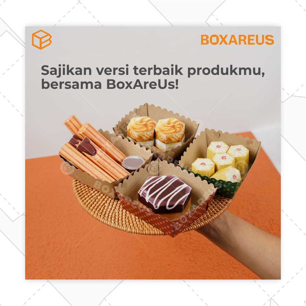 Kotak Kentang Goreng French Fries Food Paper Tray Box Makanan | FP 1113