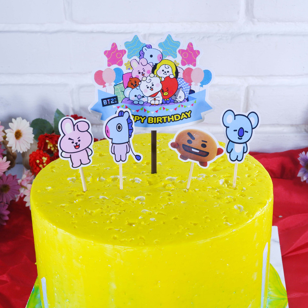 Topper Kertas Happy Birthday