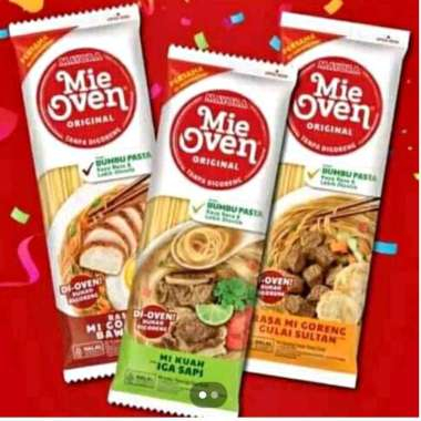 

Mie Oven 1 Pcs Mayora Original Bumbu Pasta