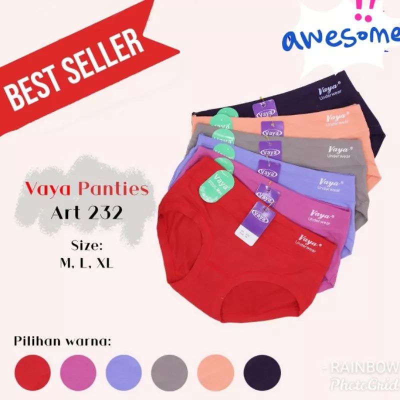 Celana Dalam Vaya Art 232 | Celana Dalam Vaya isi 3 pc isi 6 pc isi 12 pc