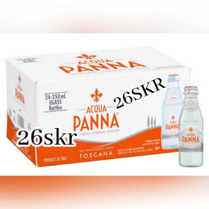 

Acqua panna mineral water 24 x 250ml /cartoon