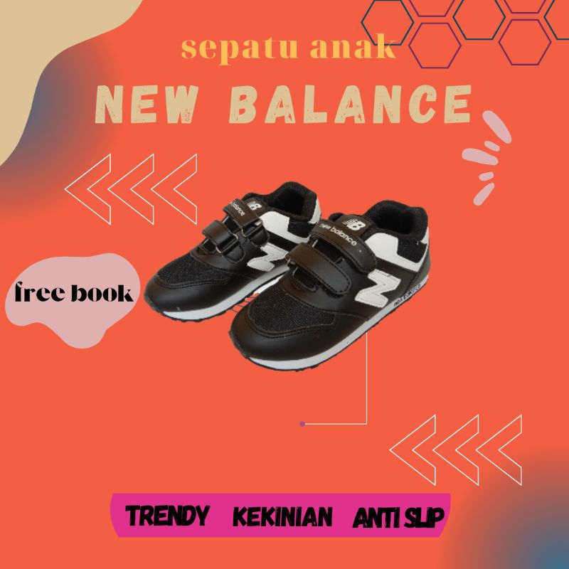 Sepatu anak perempuan dan laki-laki Sneakers anak NB - 01