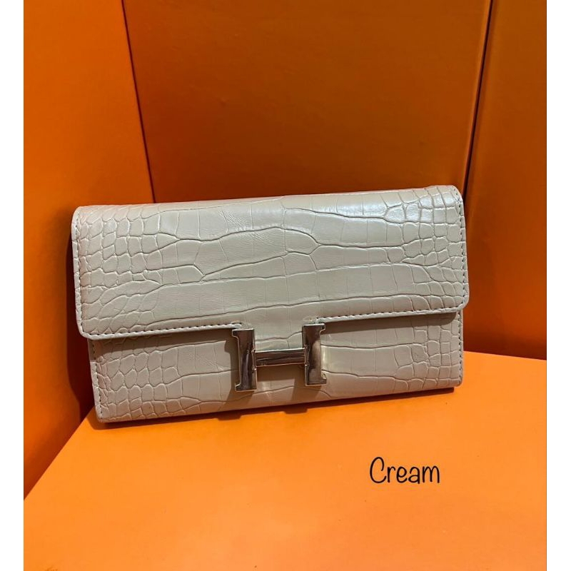 Dompet Fashion Model Tutup // Dompet Himalaya Bahan Croco Free Dustbag