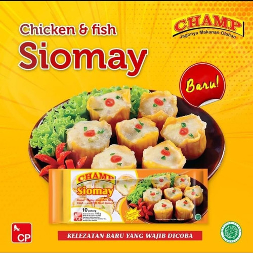 

Champ Siomay 180 gr isi 10 pcs