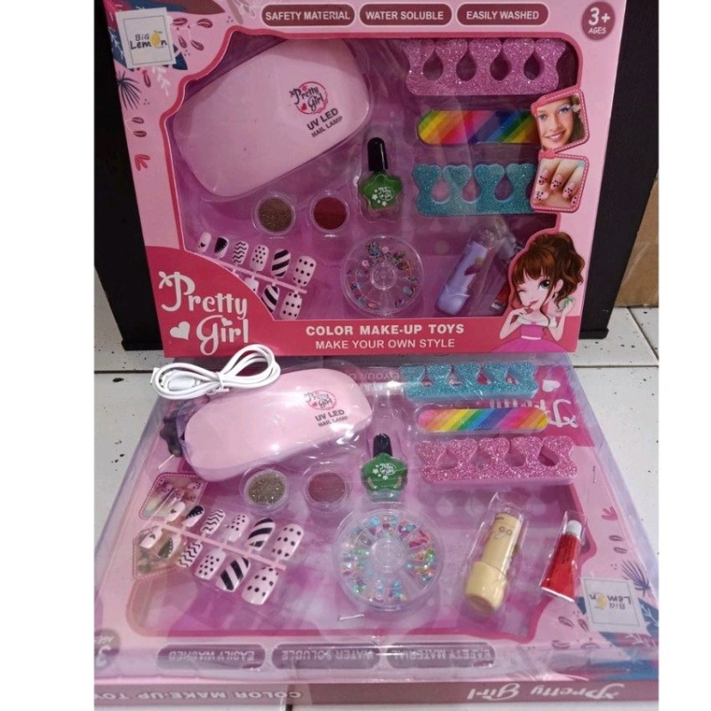 Mainan Pretty Girl Nails Art color make-up toys style / Kutek Kuku Anak Perempuan