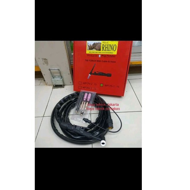 Tig torch Rhino wp17s otomatis-stang las argon