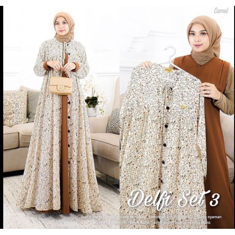 GAMIS 2 IN 1 CERUTY BABYDOLL//GAMIS PLIS BLAZER PISAH//GAMIS BUSUI