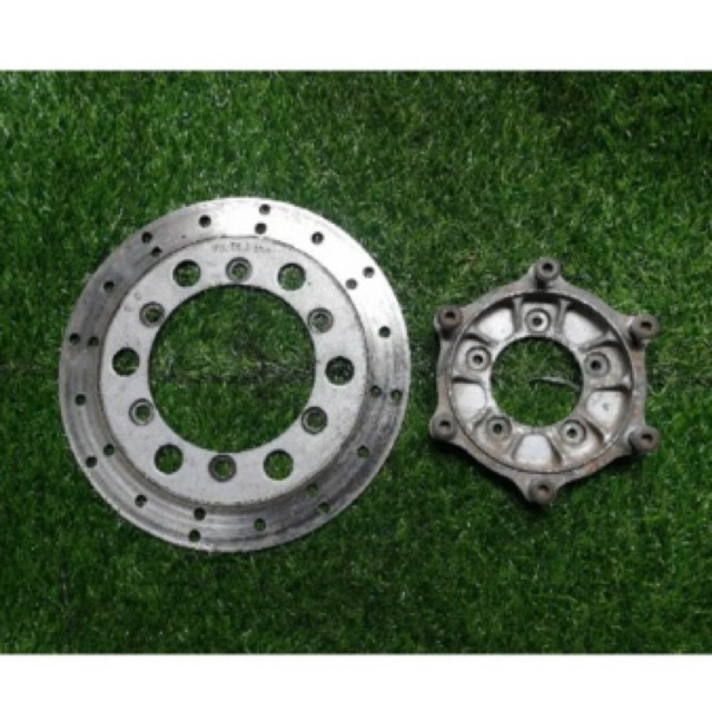 piringan cakram rem depan honda megapro tiger set plendes original