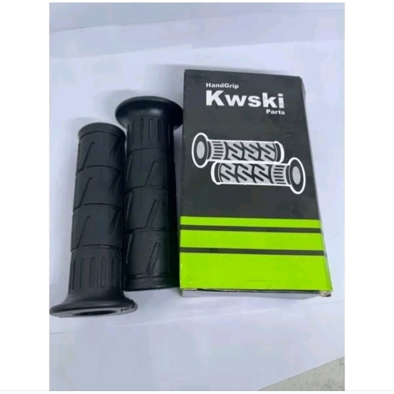 Grip Handgrip Kawasaki Import Plus Jalu Stang Glowing Sepasang Kualitas Terbaik