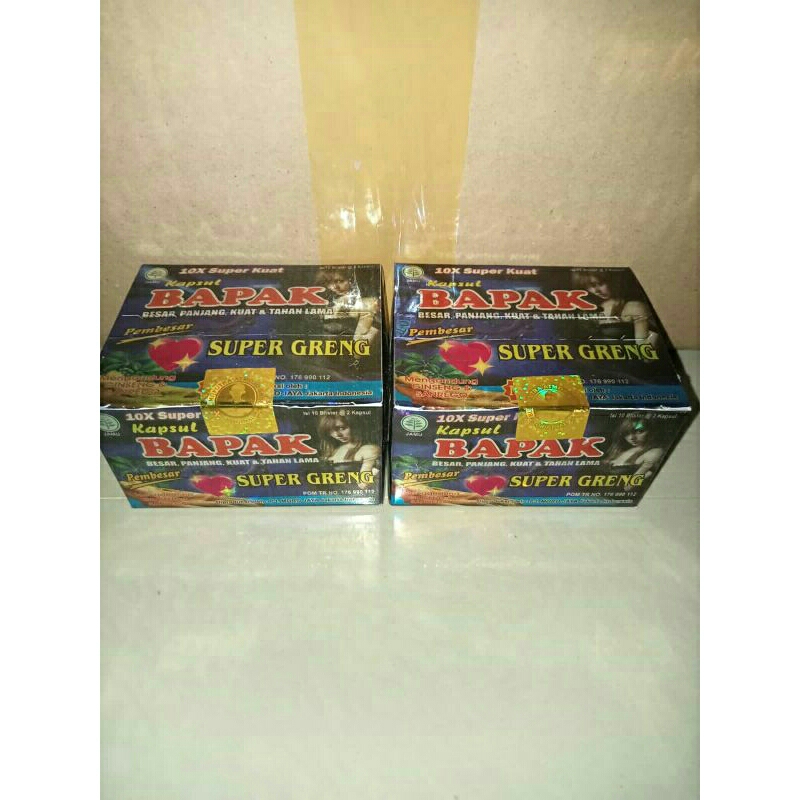 PAKET 20 BOX GRENG JOS BAPAK KAPSUL ORIGINALw