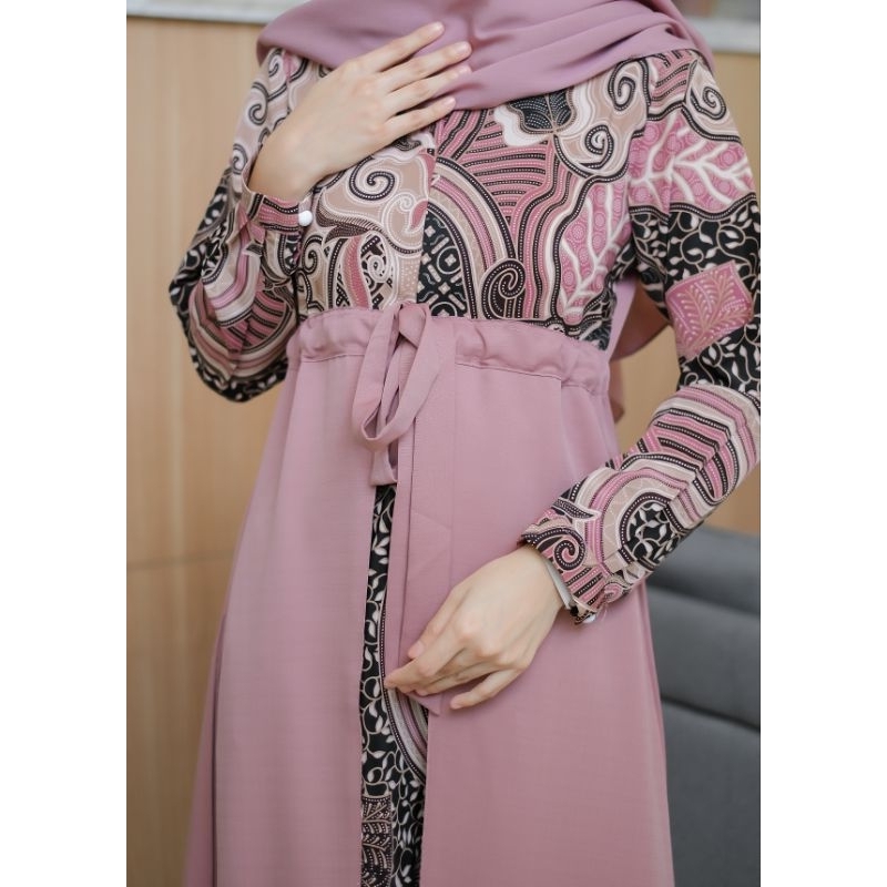 Baju Muslim Gamis Thara Avia Batik Couple