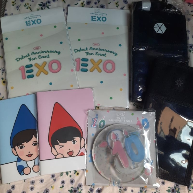 EXO AR TICKET KAI KYUNGSOO 10TH ANNIVERSARY MELODY FAIRY NOTE LAY BAEKHYUN ACRYLIC STAND KYUNGSOO TI