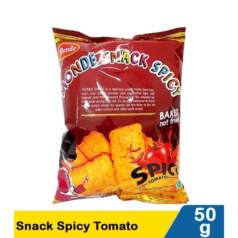 

MONDE SERENA SNACK SPICY TOMATO 50 GRAM TStore