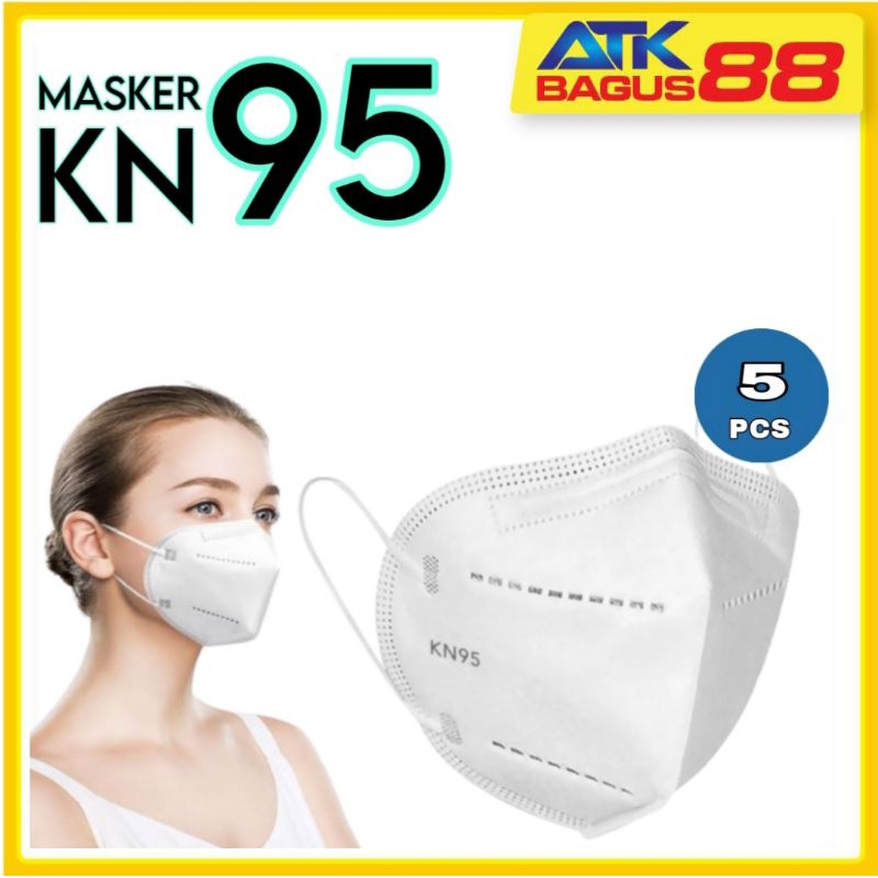 5 Pcs masker kn95 5ply/face mask kn95/masker kn95 isi 5 pcs/masker