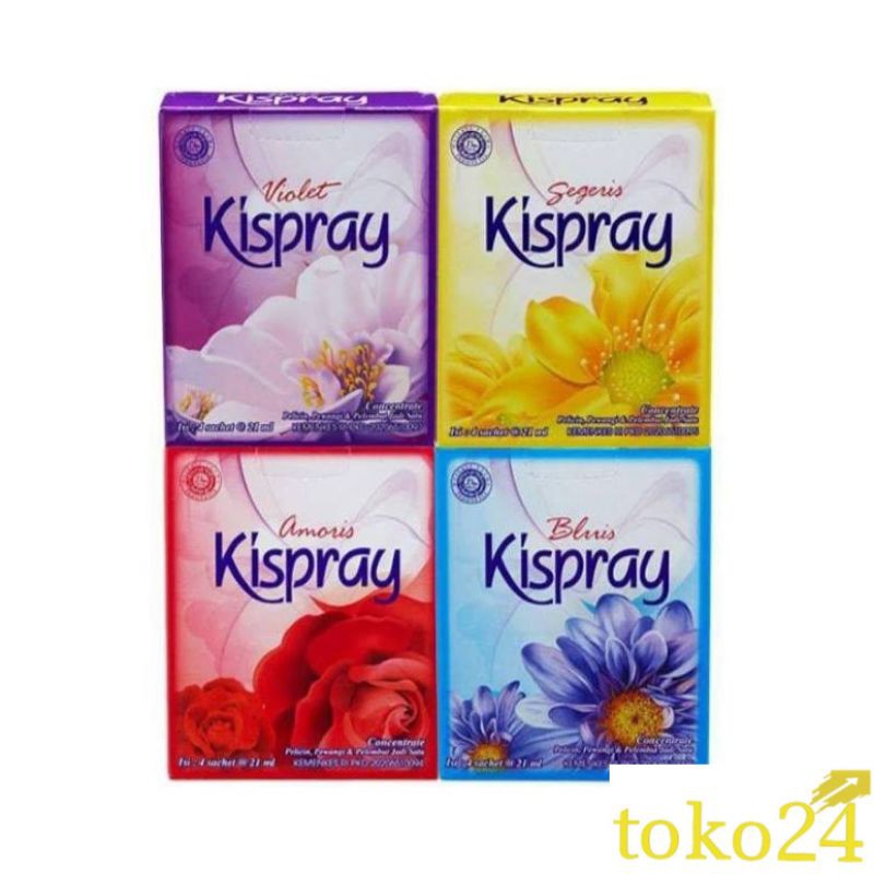 Kispray 1 Dus x 4 Sachet 21 ml
