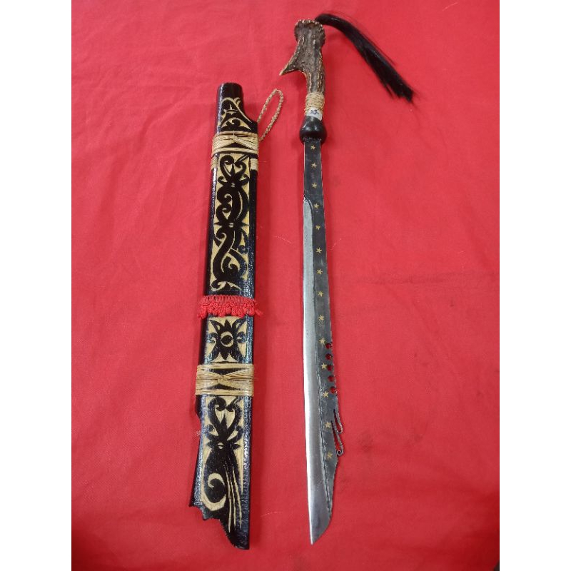 MANDAU GAGANG TANDUK MOTIF BINTANG