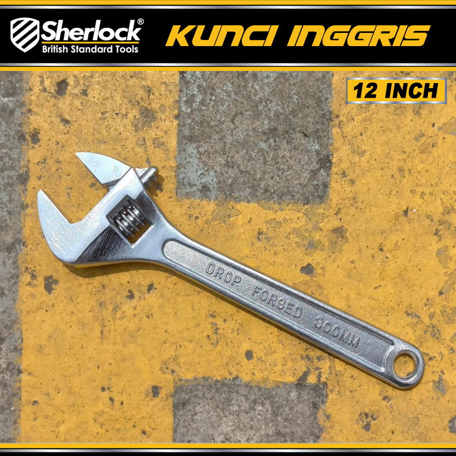 Kunci Inggris 12 inch Sherlock Original Kunci Bango