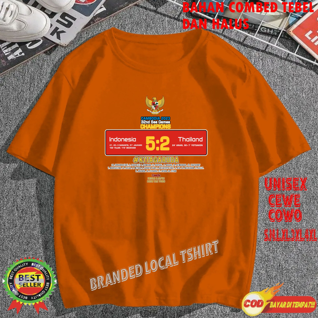 promo kaos sea game indonesia 5-2 sea game cambodia kaos viral unisex pria dan wanita