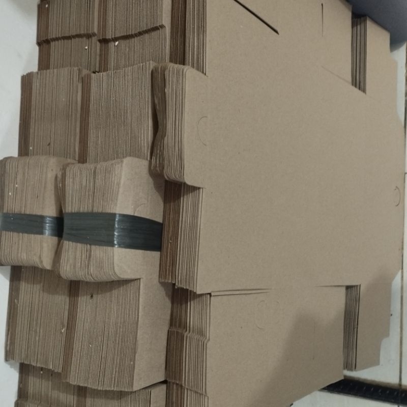 BOX PACKING POLOS WARNA COKLAT -BOX POLOS COKLAT