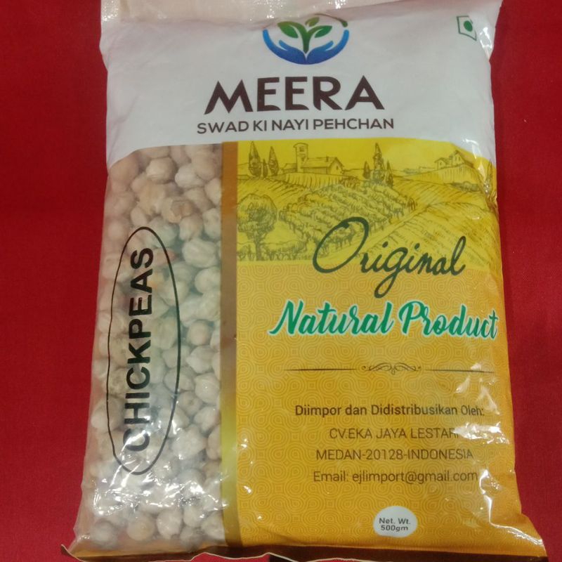 

meera chickpeas white/kacang kuda putih 500g