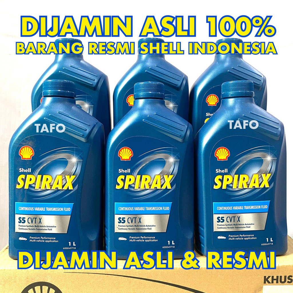 SHELL SPIRAX S5 CVT X / OLI SHELL SPIRAX CVT / OLI SHELL TRANSMISI MATIC ASLI RESMI