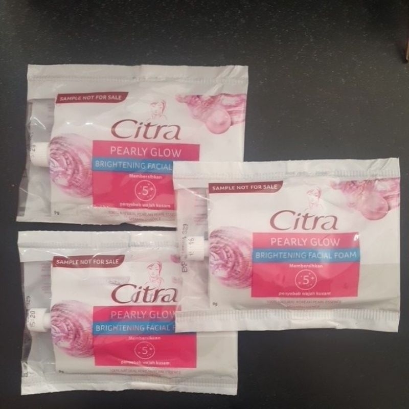 Citra Pearly Glow Brightening Facial Foam sachet 9 g