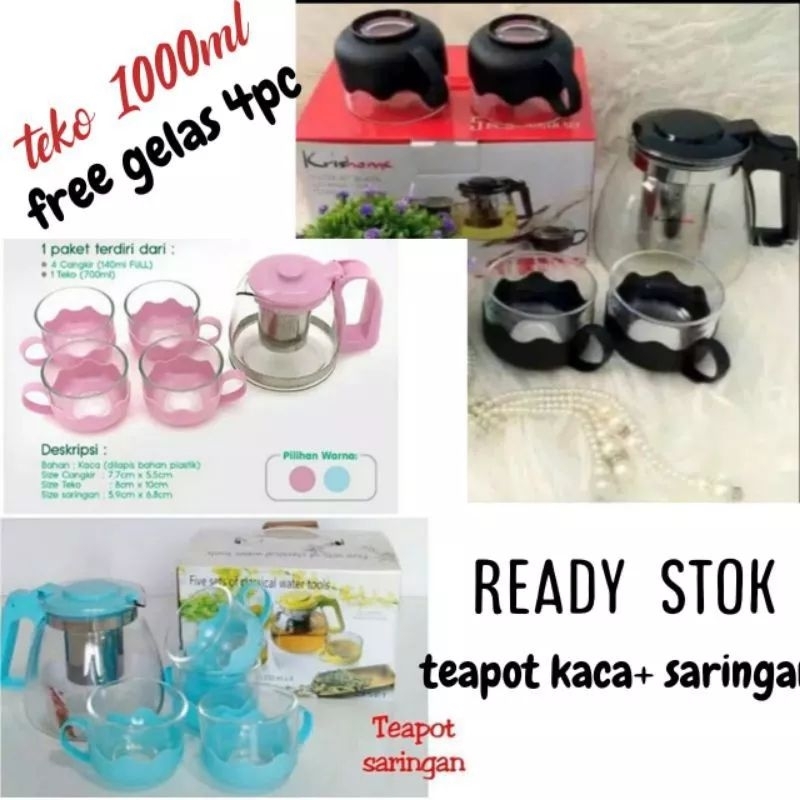 Tea pot 5in1 termurah