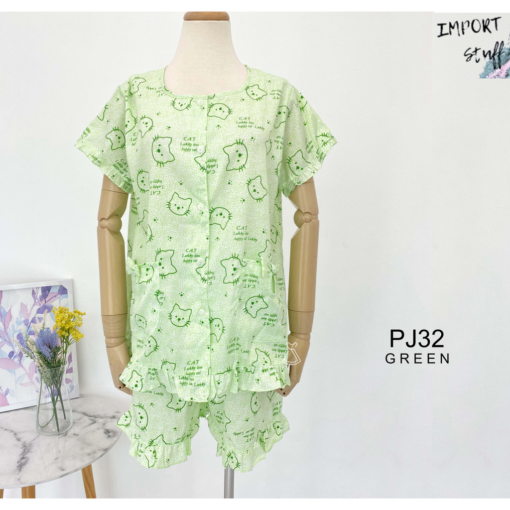 SEOLA - PJ32 - Piyama Cotton Sleepwear