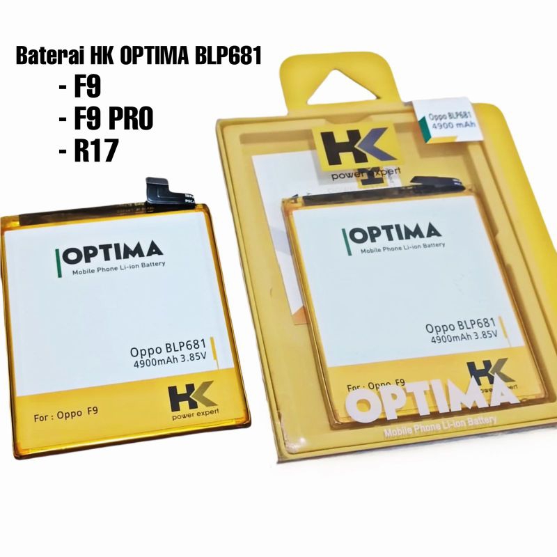 BATERAI HK OPTIMA BLP681 FOR F9 / F9 PRO / R17