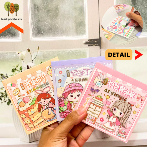 

Buku Stiker Senmu Ukuran 9,5cm X 9,5cm Kode YD-FXTZ Isi Sticker Sweet Cewe Lucu Import Funny Fancy Stuff Best Gift Stationery For School Alat Tulis Kantor Sekolah Ready Grosir Kado Ulang Tahun READY COD
