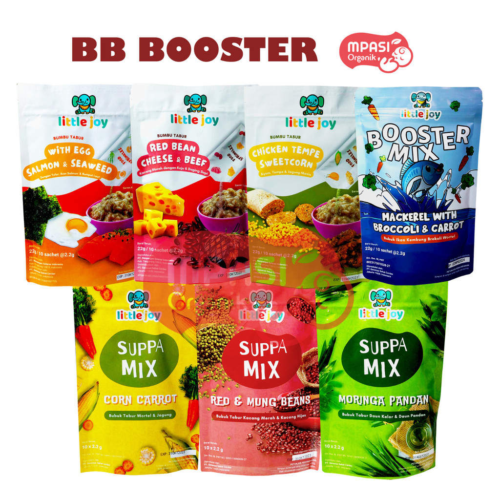 LITTLE JOY BB BOOSTER Bayi Bubuk Tabur Gizi ( FULL PACK ISI 10 SACHET )