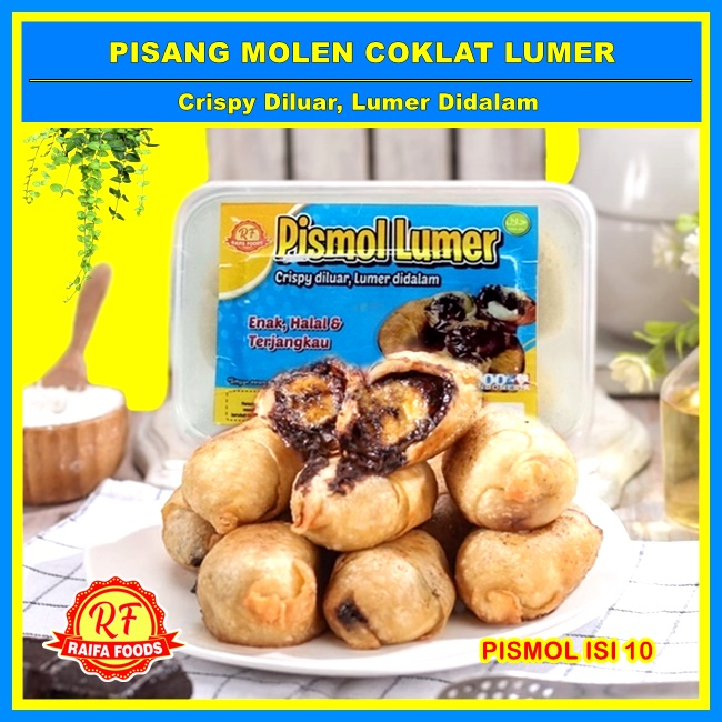 

Pisang Molen Frozen Premium, Pismol Coklat Lumer Isi 10, Pisang Goreng Coklat Lumer, Piscok Crispy, Pislum, Cemilan Beku Bekasi, Makanan Ringan Frozen Food Halal