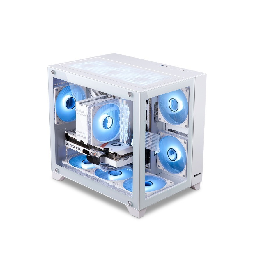 Digital Alliance N30S Tempered Glass Mid-Tower Gaming Case - M-ATX