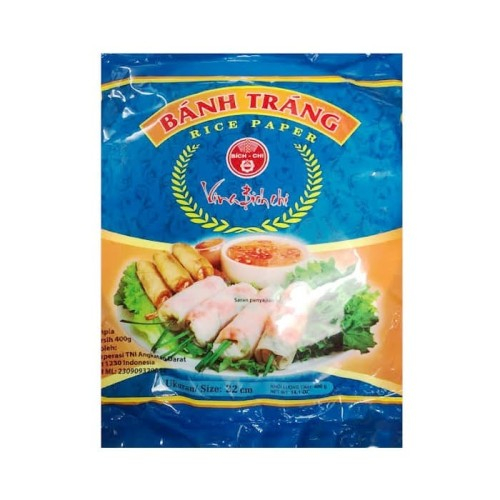 

BANH TRANG 400GR RICE PAPER/KULIT LUMPIA 22CM, KULIT BUNGKUS MAKANAN