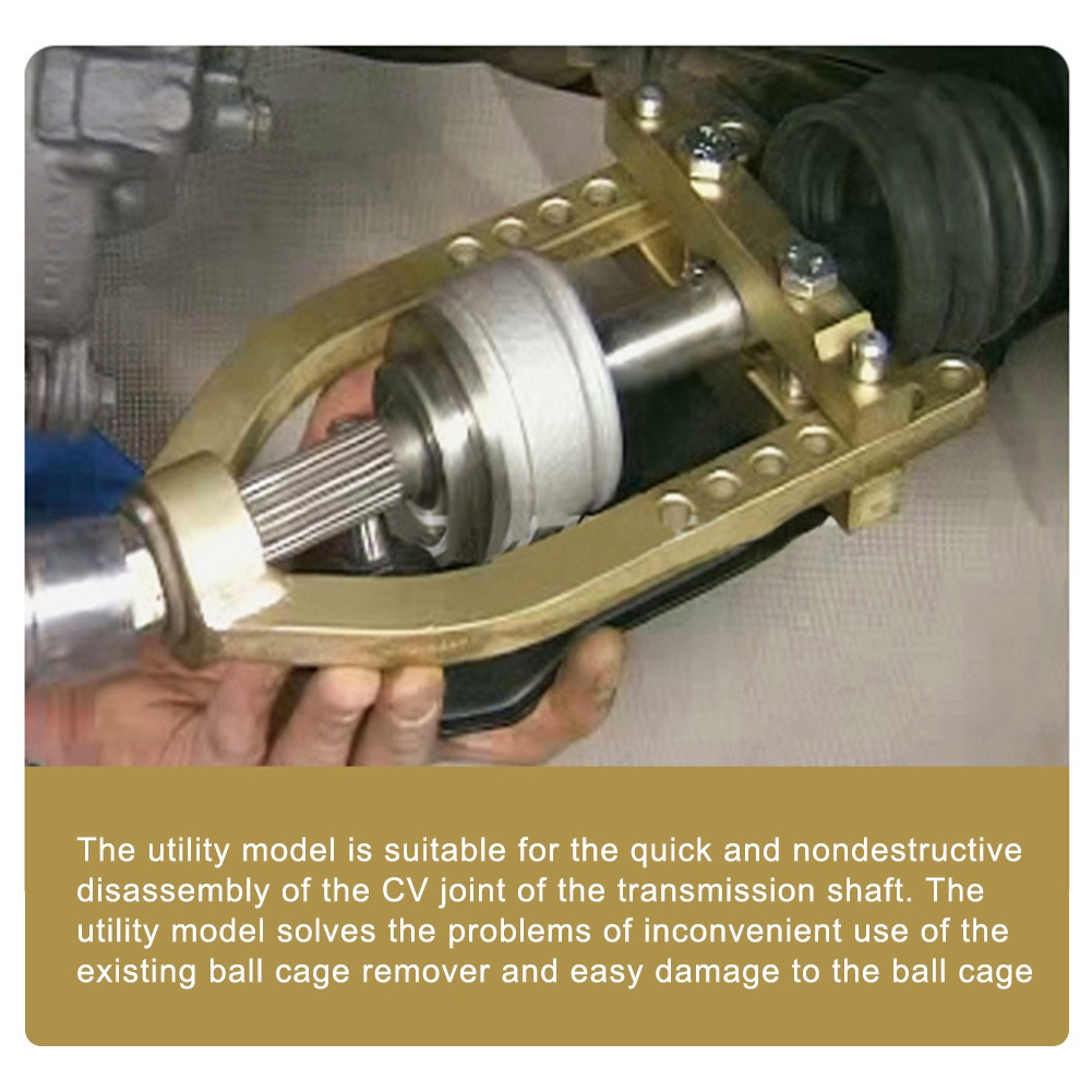 Treker CV Joint Puller Alat Lepas SST Universal Heavy Assembly Removal Tool 9 Lubang Propshaft Transmisi Shaft  Pemisah Splitter Pembongkaran Sangkar Bola Penarik Melepas