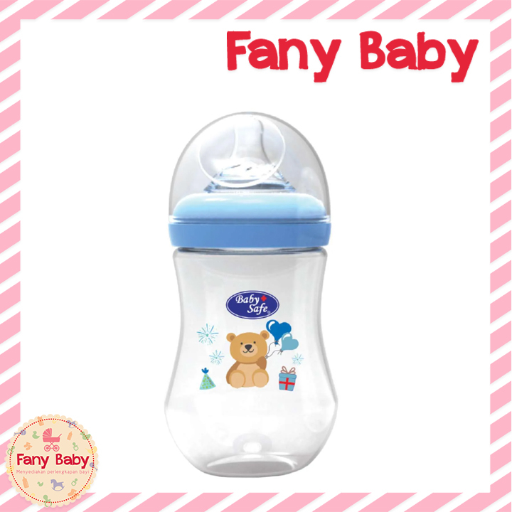 BABY SAFE BOTTLE WIDE NECK 250ML  [ P12WN05 ]