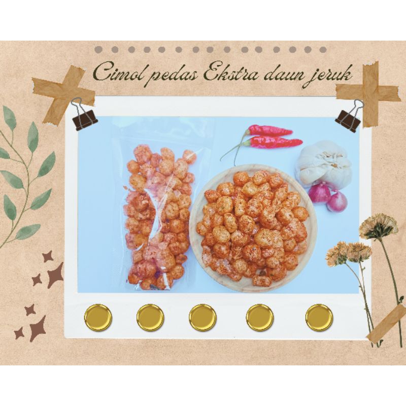 CIMOL KERING PEDAS DAUN JERUK 50 GRAM